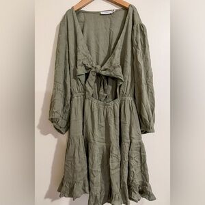 Lush Olive Green Dress
